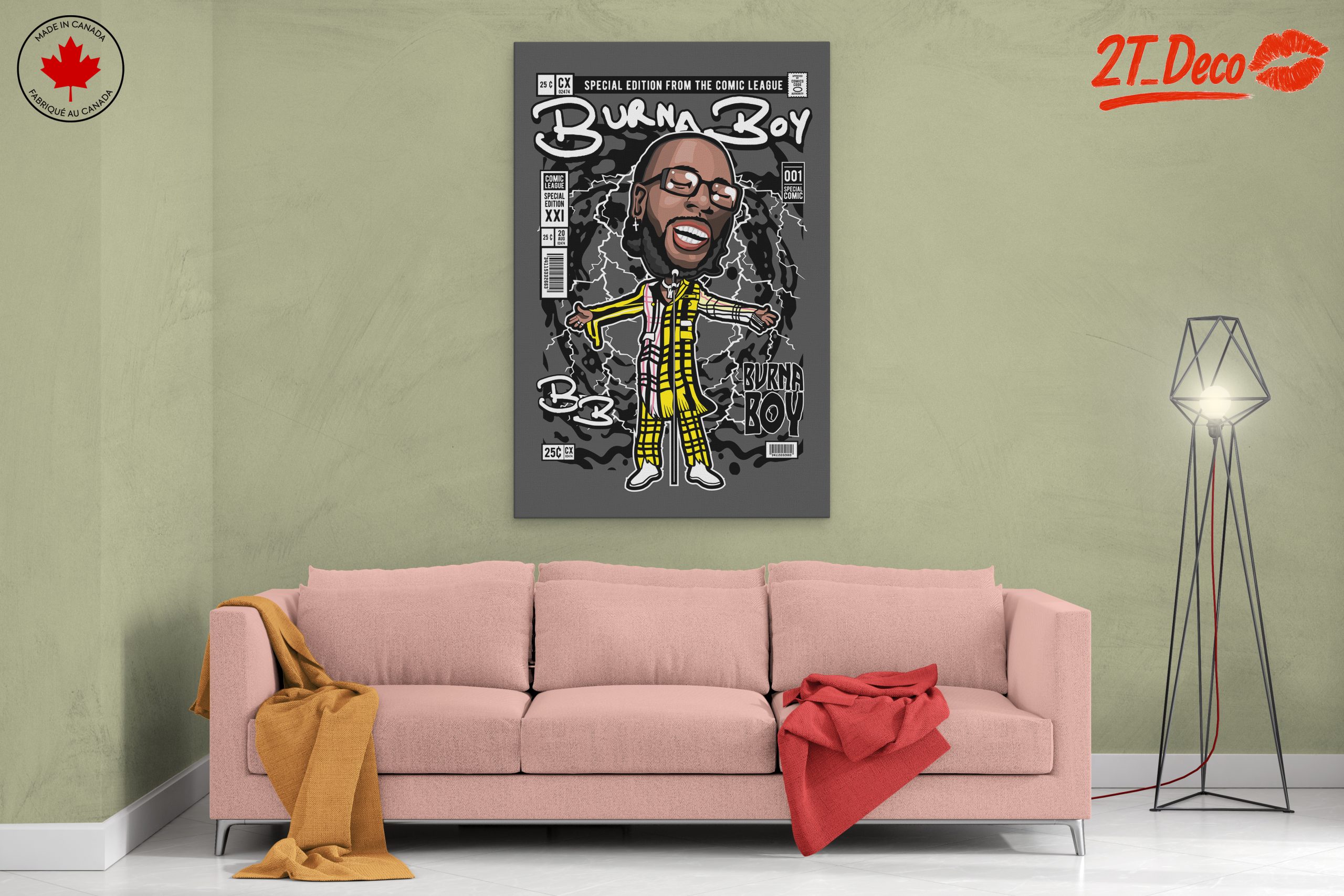 Stylized Burna Boy Character Art - Image 2