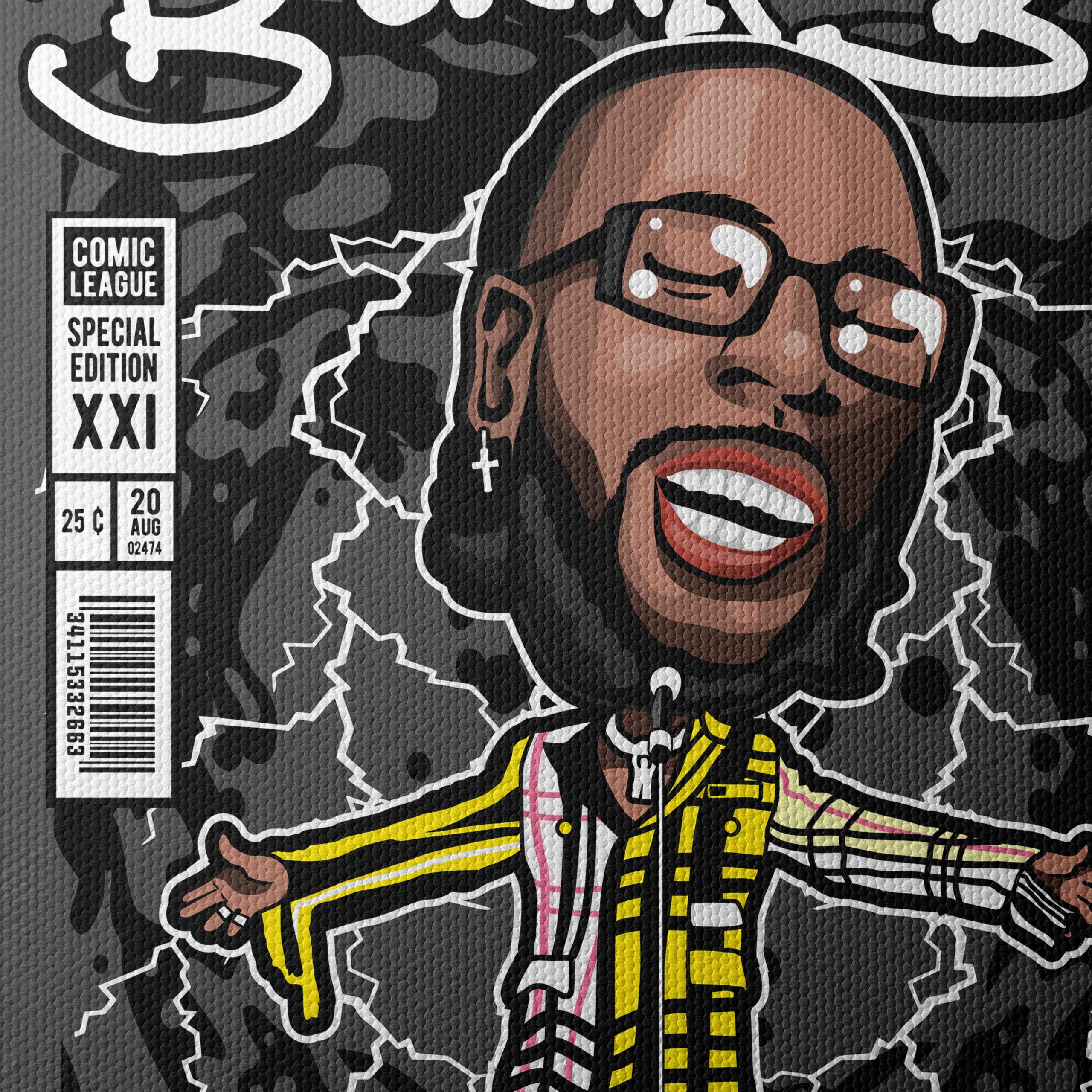 Stylized Burna Boy Character Art - Image 4