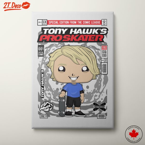 Tony Hawk Skateboard Culture Art