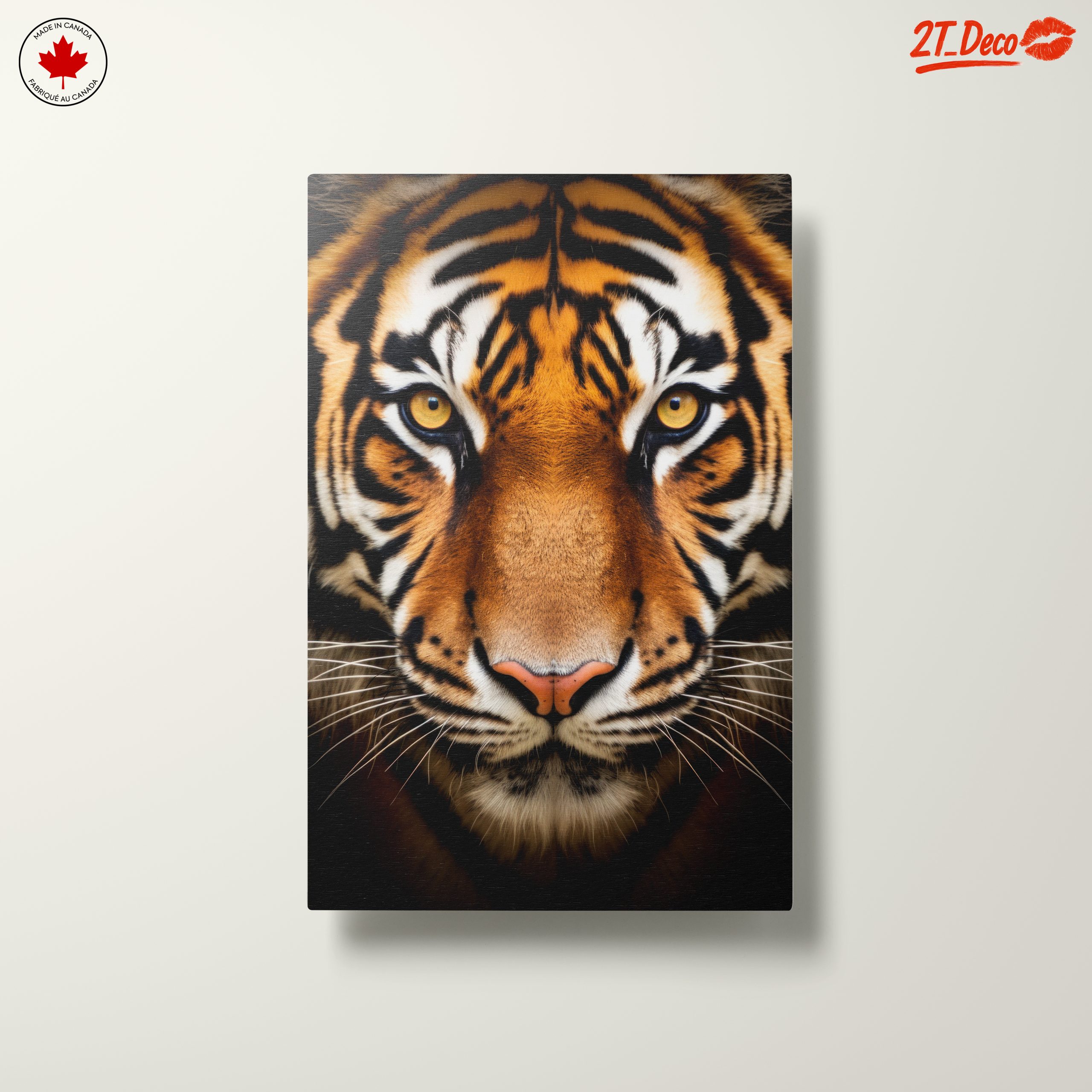 Majestic Tiger Portrait Wall Art 2 - Image 10