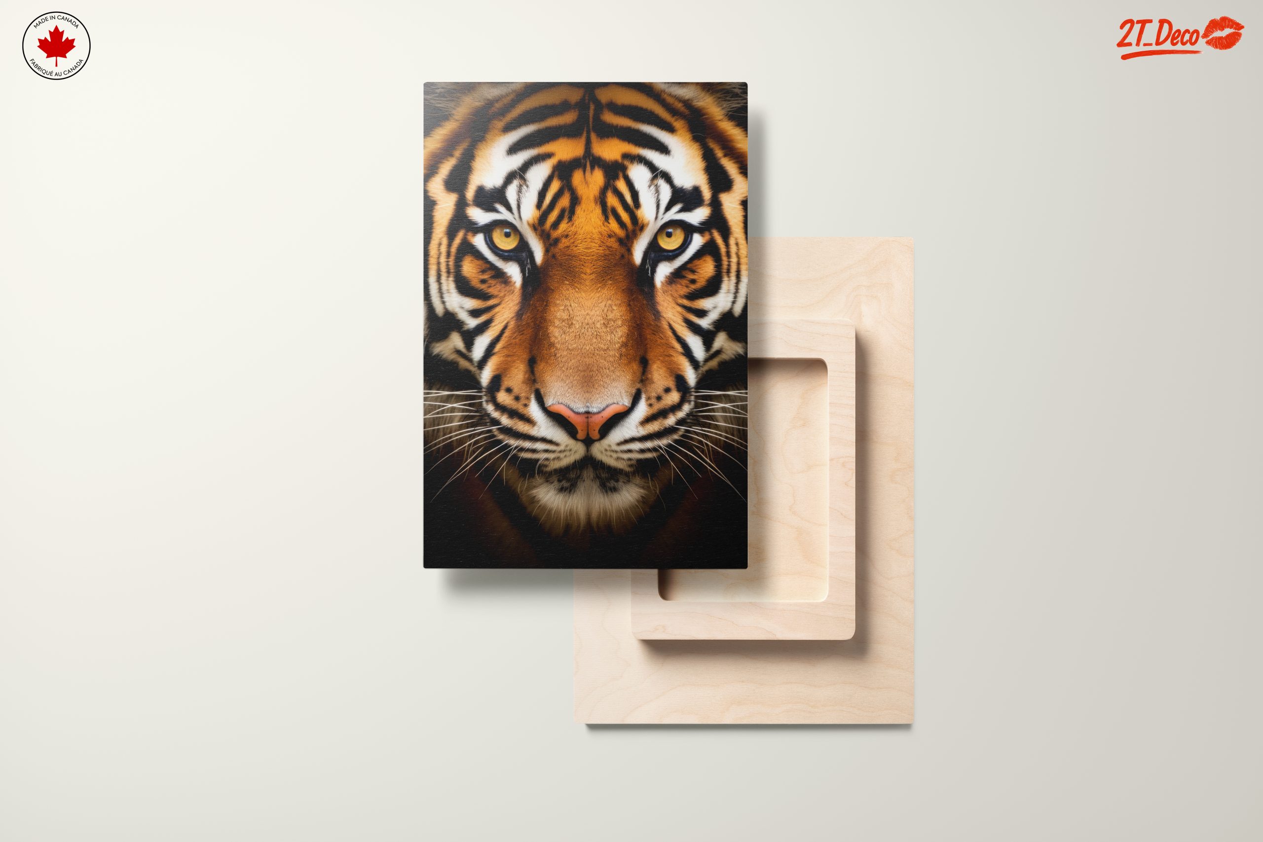 Majestic Tiger Portrait Wall Art 2 - Image 11