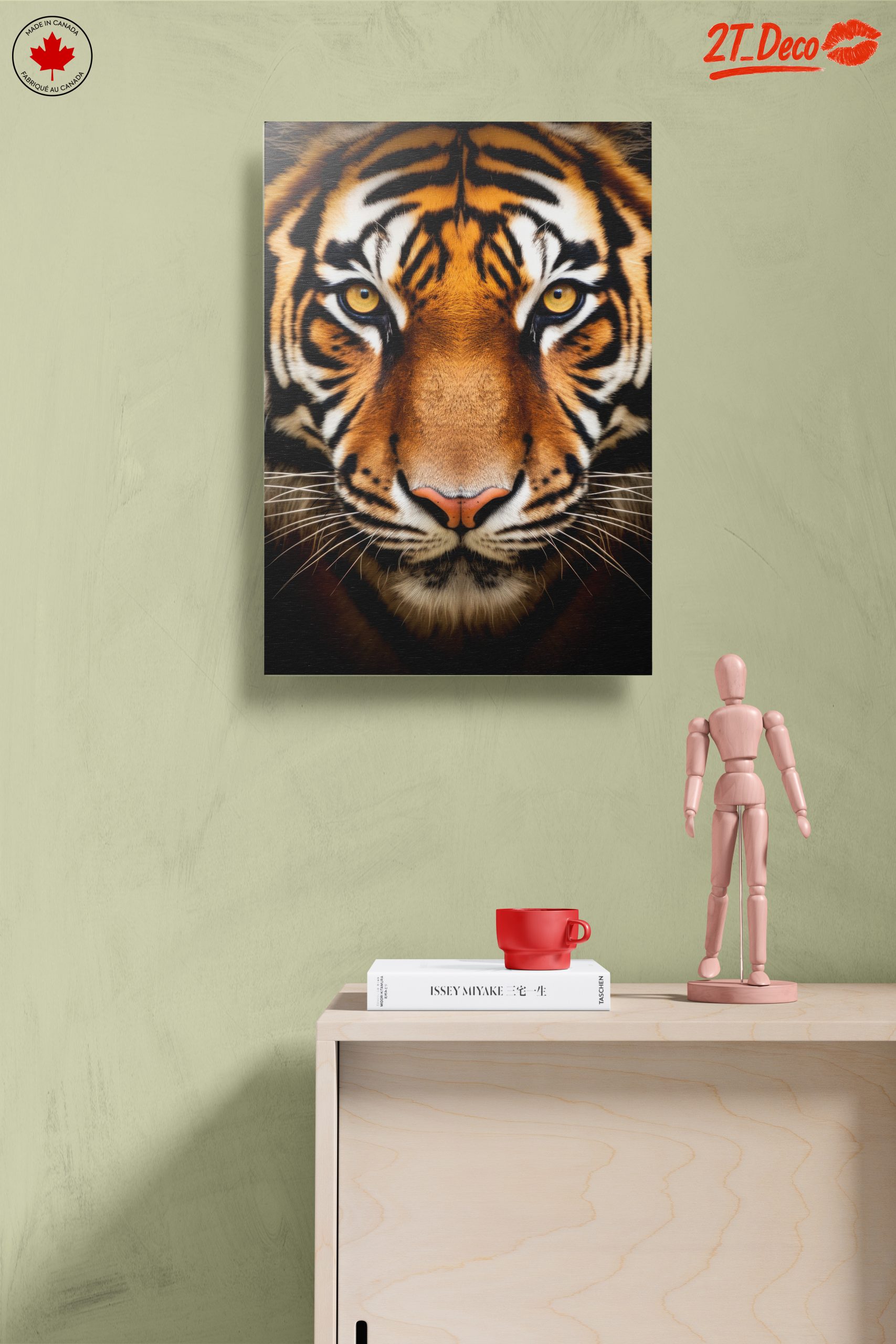 Majestic Tiger Portrait Wall Art 2 - Image 14