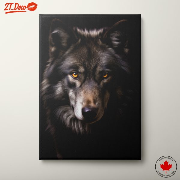 Majestic Dog Portrait in Dark Mood