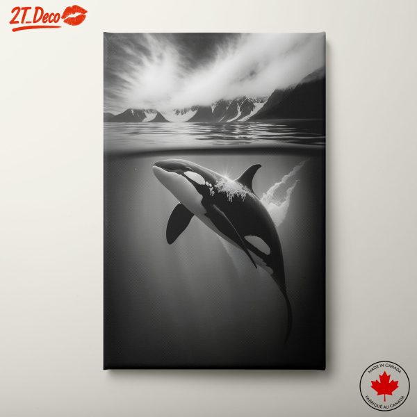 Majestic Orca Underwater