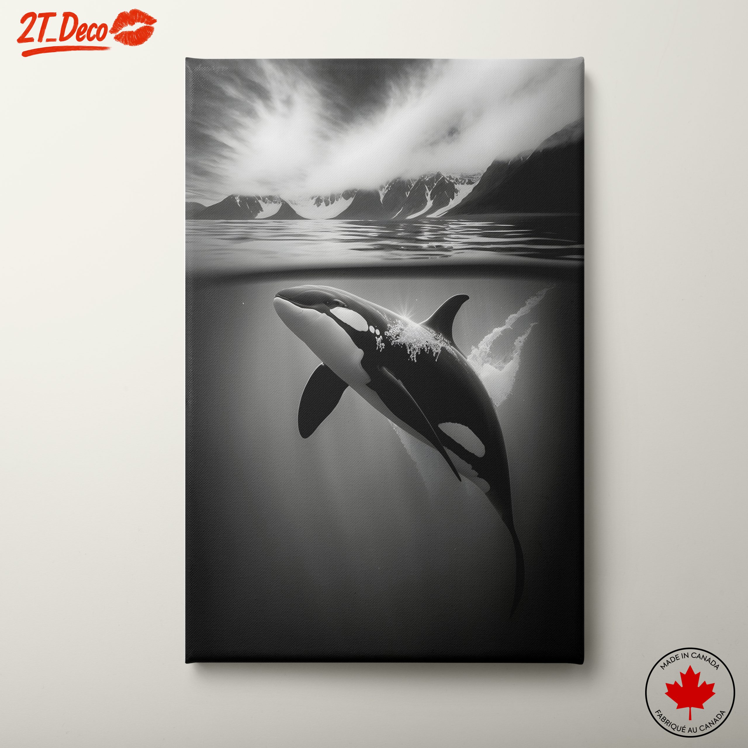 Majestic Orca Underwater