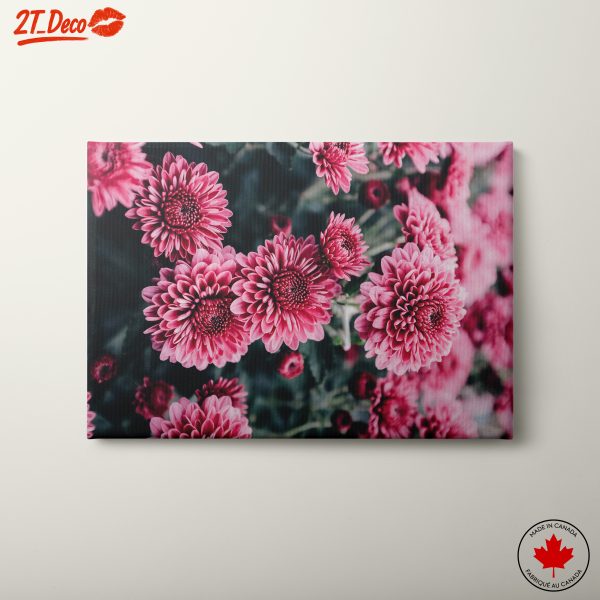 Vibrant Pink Flower Art
