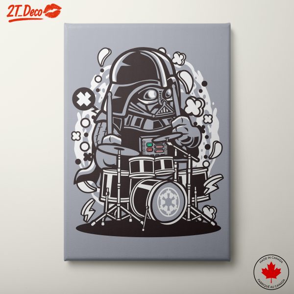 Playful Drummer Character Art Featuring a Popular Icon