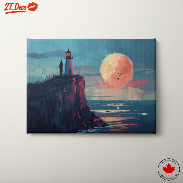 Lighthouse Adventure Landscape at Sunset