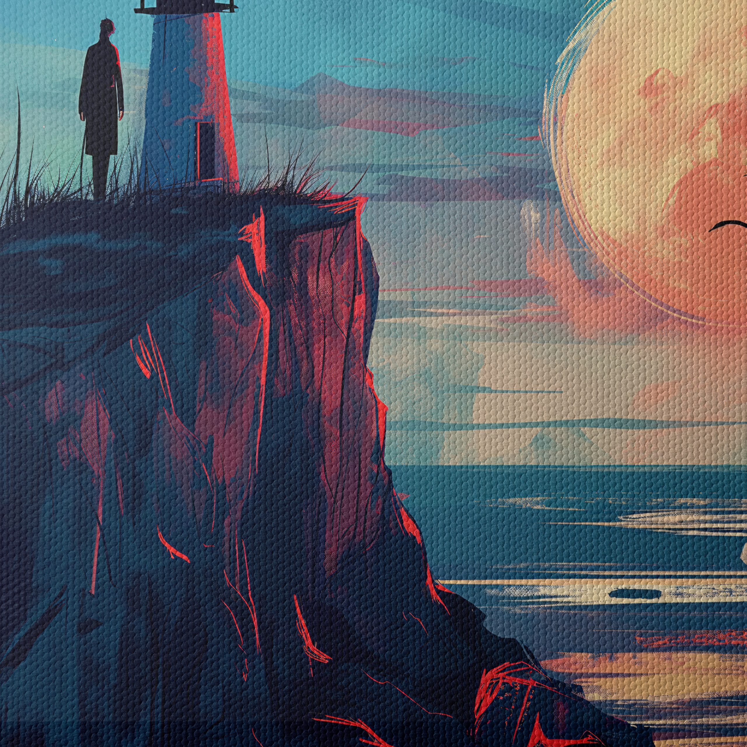 Lighthouse Adventure Landscape at Sunset - Image 4
