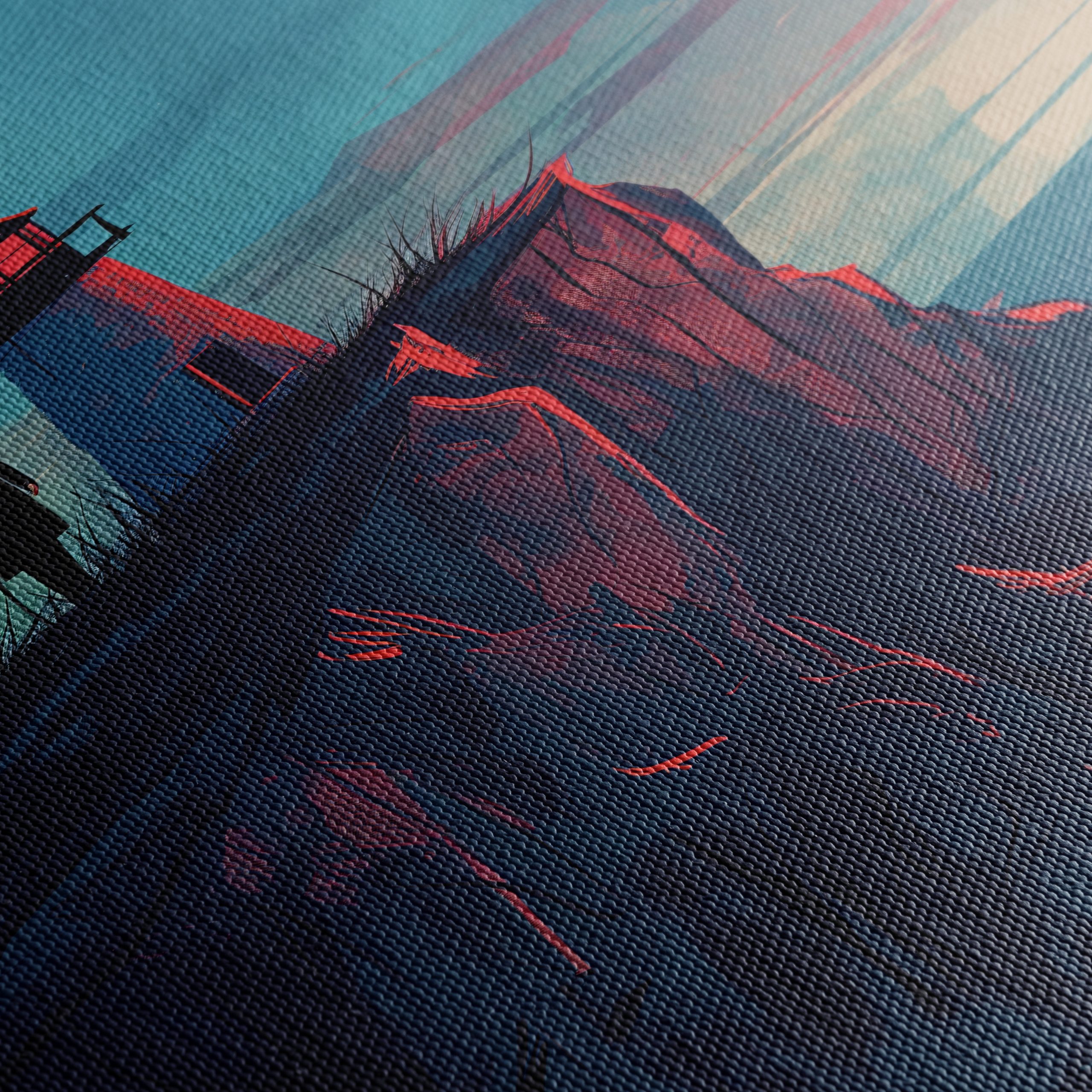 Lighthouse Adventure Landscape at Sunset - Image 5
