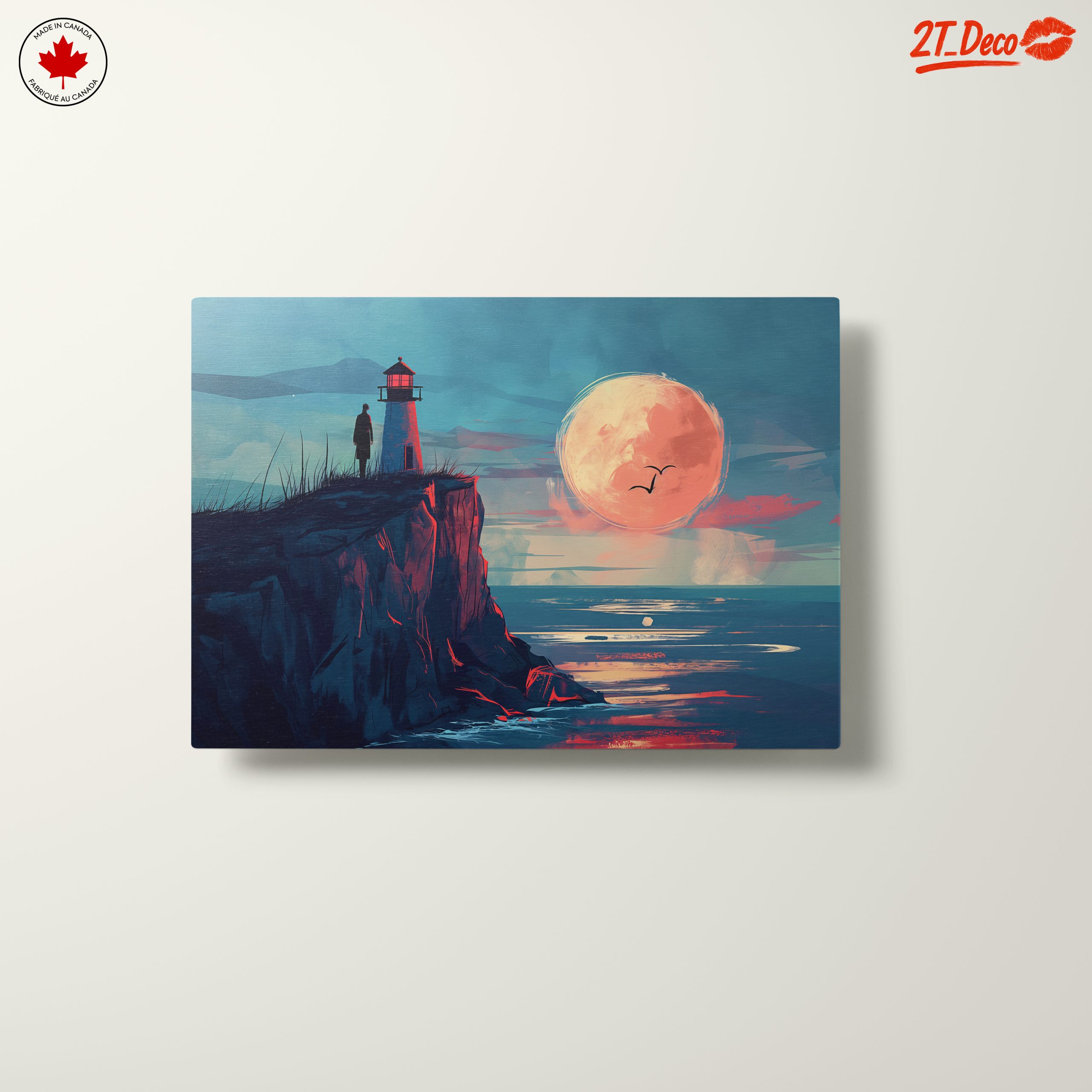 Lighthouse Adventure Landscape at Sunset - Image 10