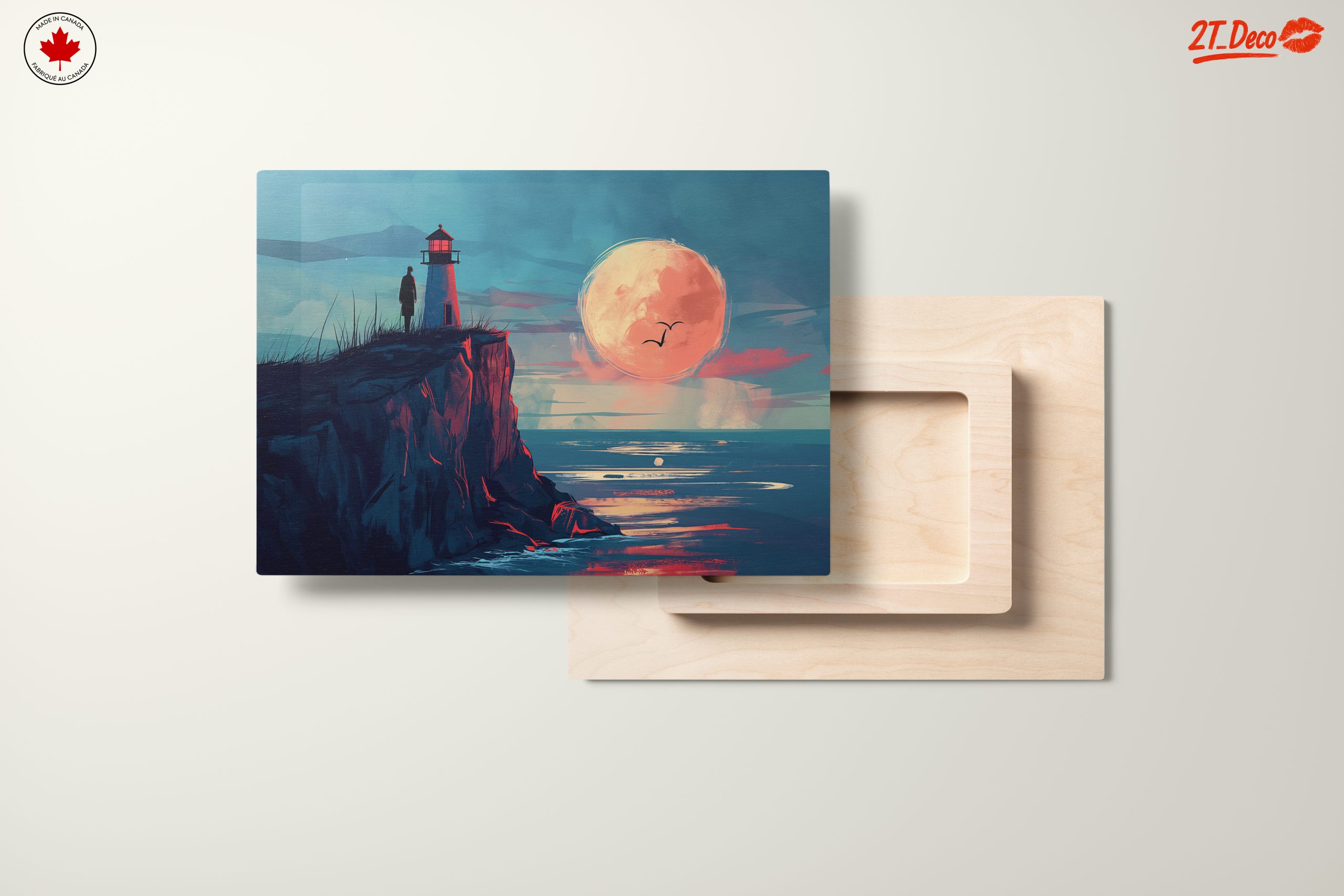 Lighthouse Adventure Landscape at Sunset - Image 11