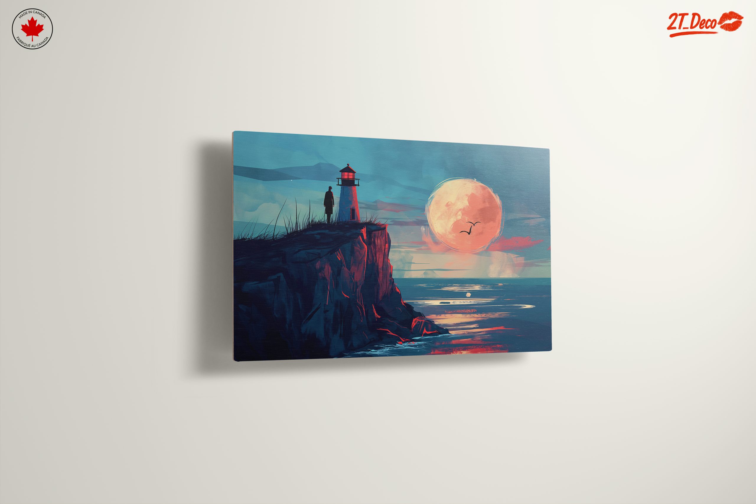 Lighthouse Adventure Landscape at Sunset - Image 13