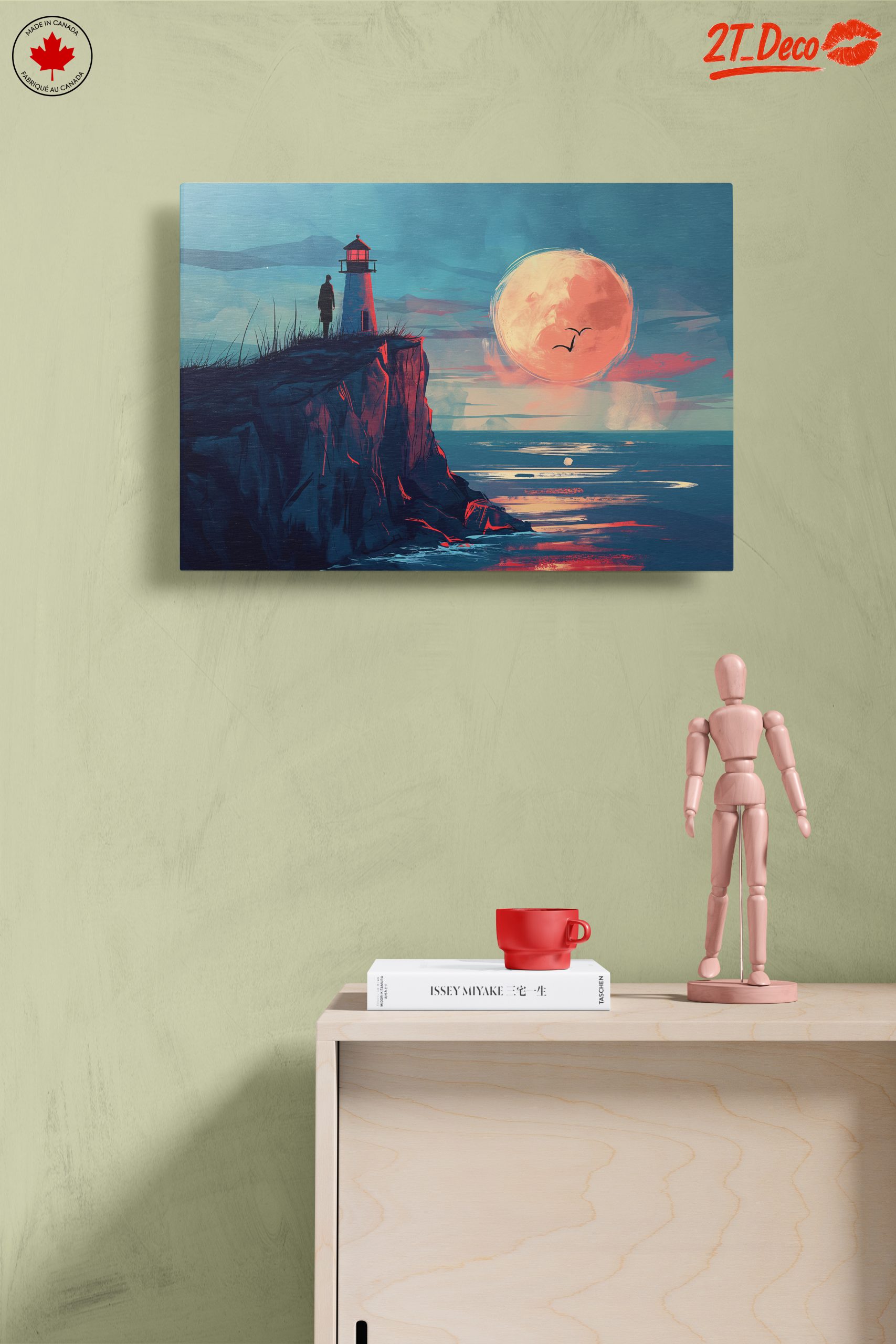 Lighthouse Adventure Landscape at Sunset - Image 14