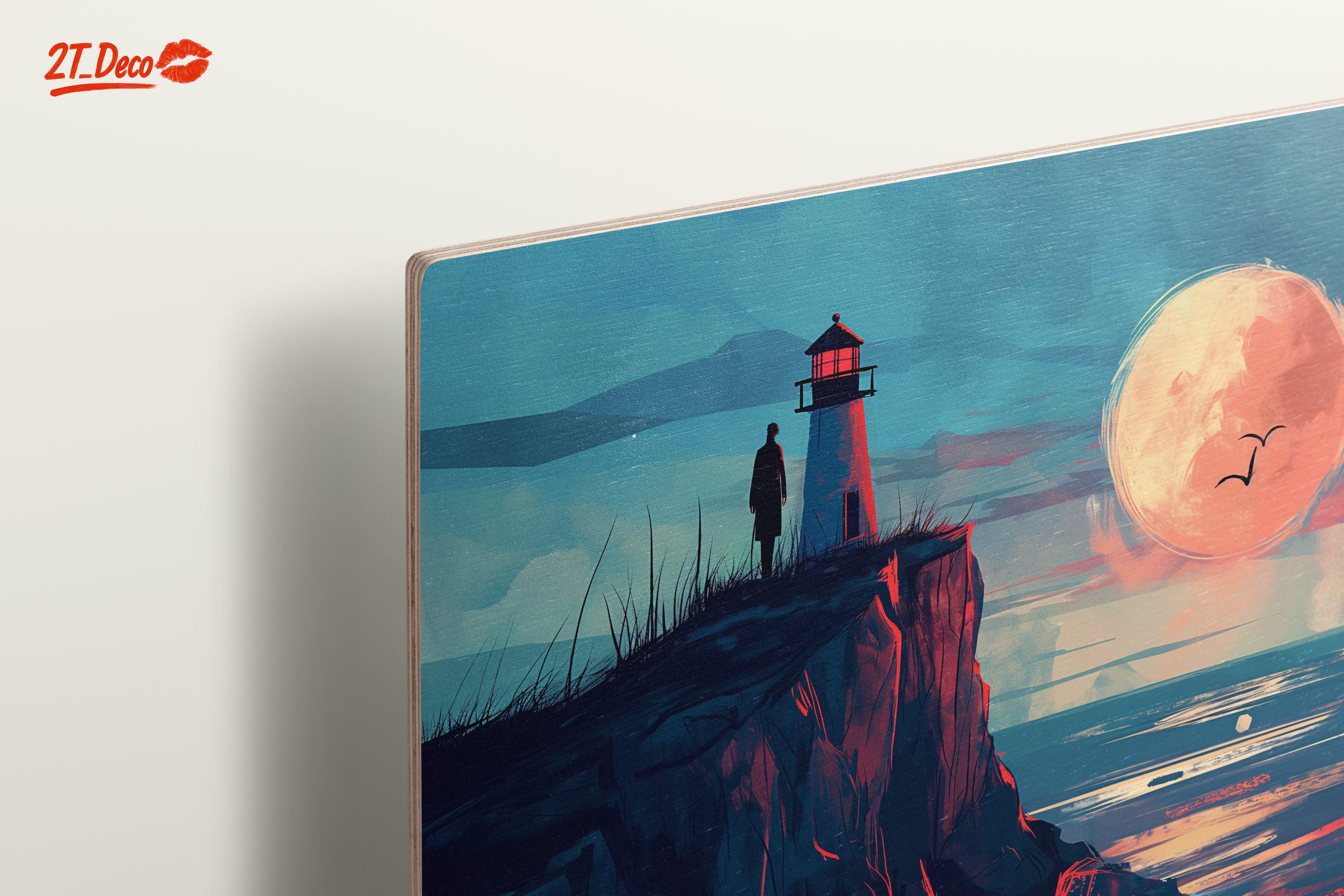 Lighthouse Adventure Landscape at Sunset - Image 15