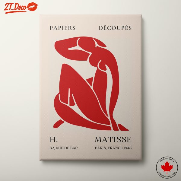 Abstract Modern Botanical Artwork by Matisse