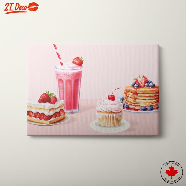 Vibrant Abstract Food Illustrations