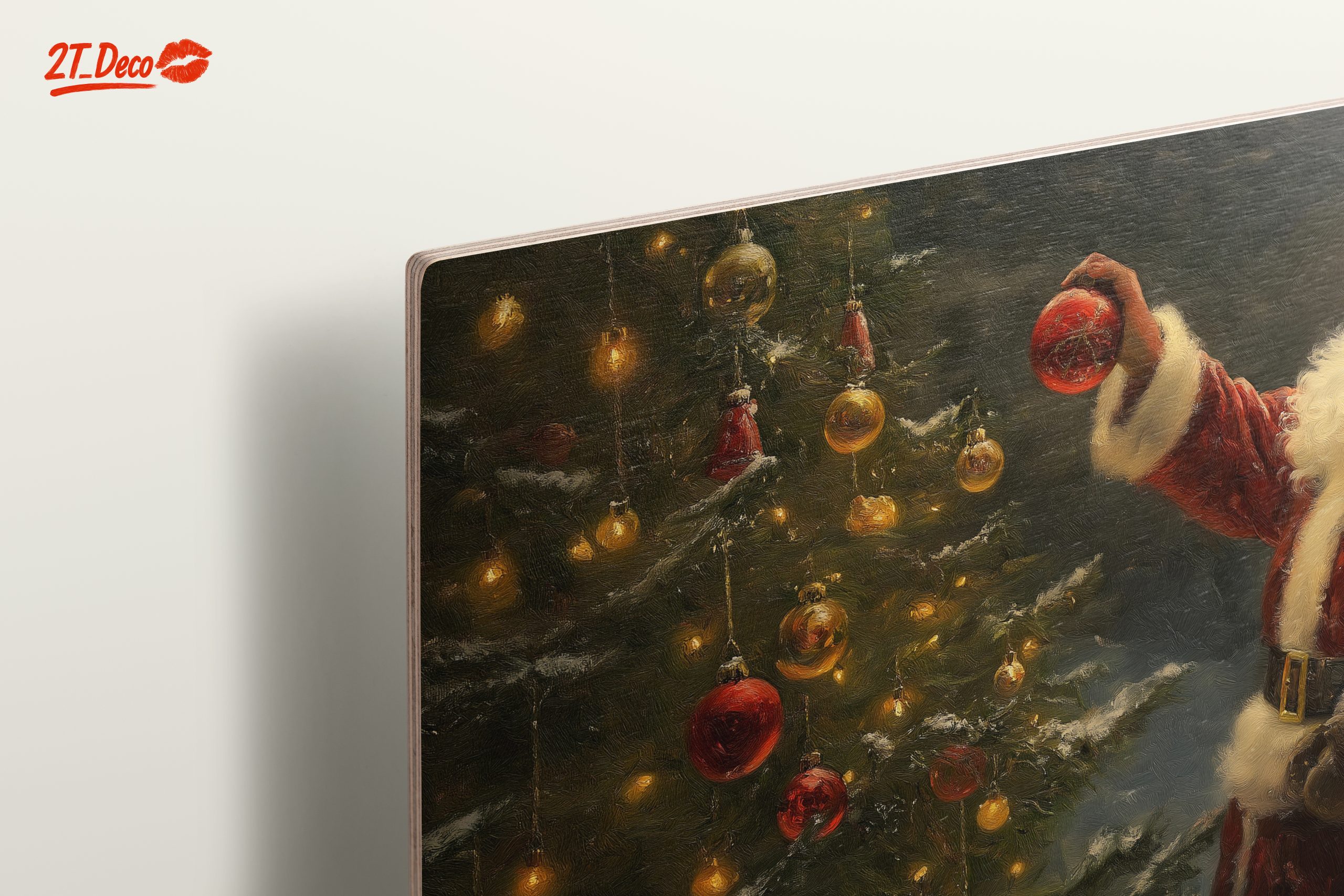 Santa Claus Decorating Christmas Tree - Image 15