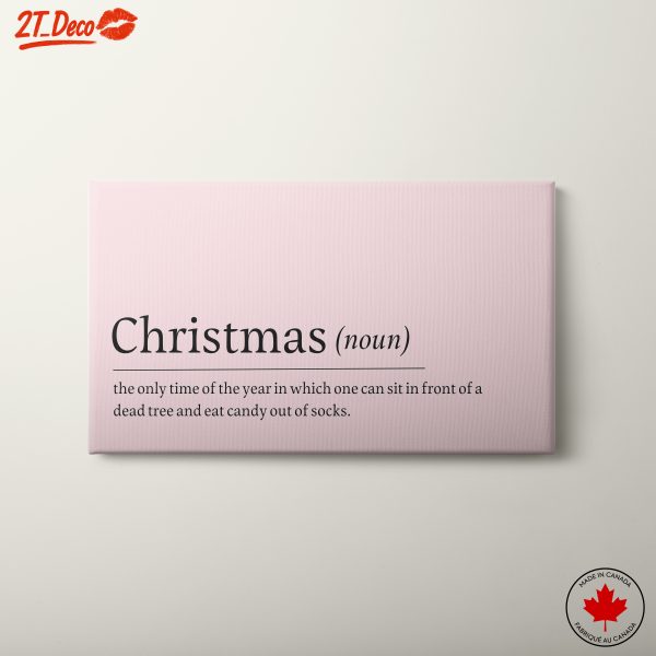Christmas Definition Wall Art