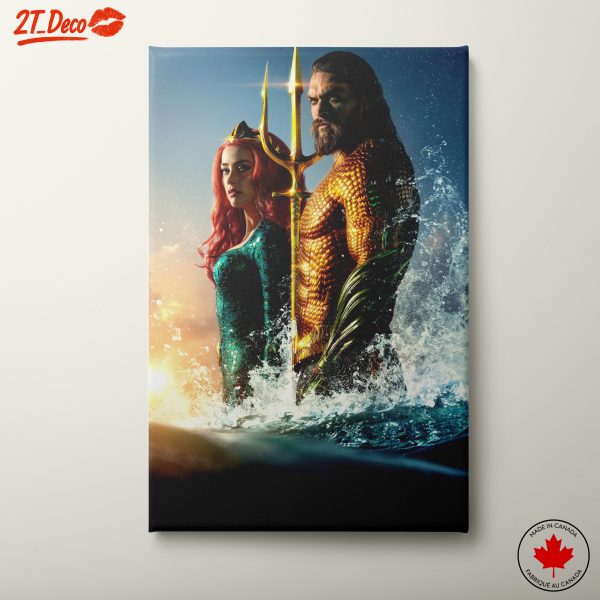 Epic Aquaman and Mera Art