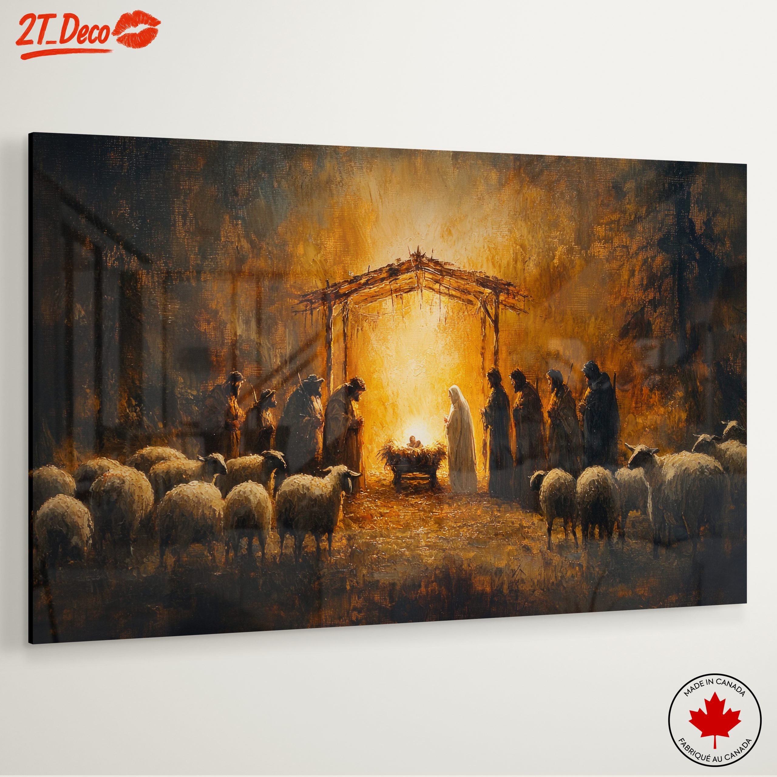 Nativity Scene in Warm Tones - Image 6