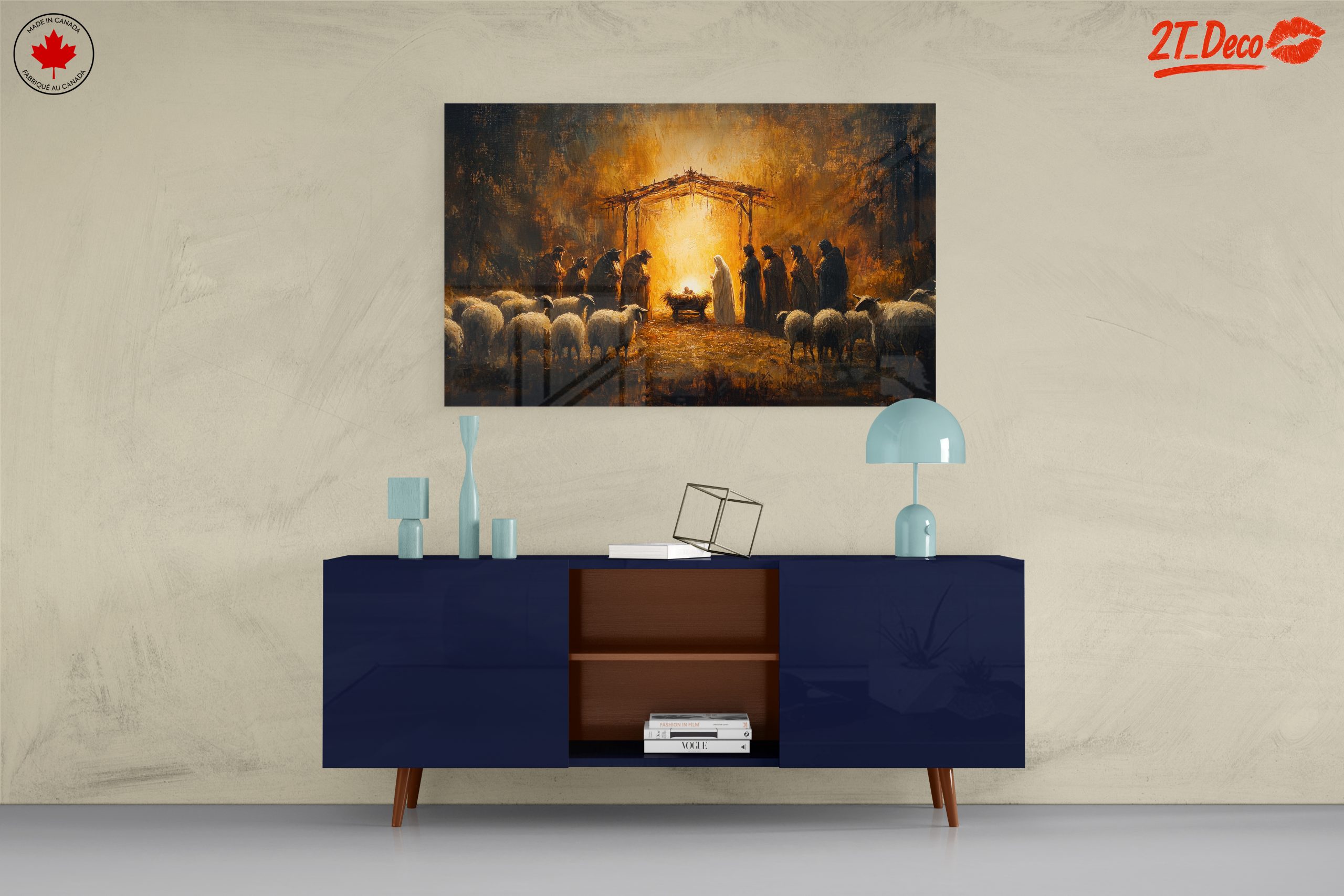 Nativity Scene in Warm Tones - Image 8