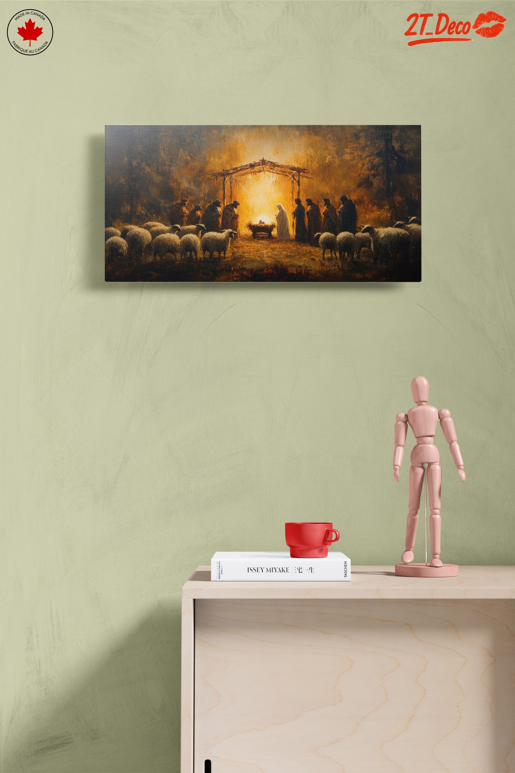 Nativity Scene in Warm Tones - Image 14