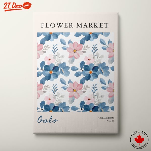 Colorful Floral Pattern Art For Home