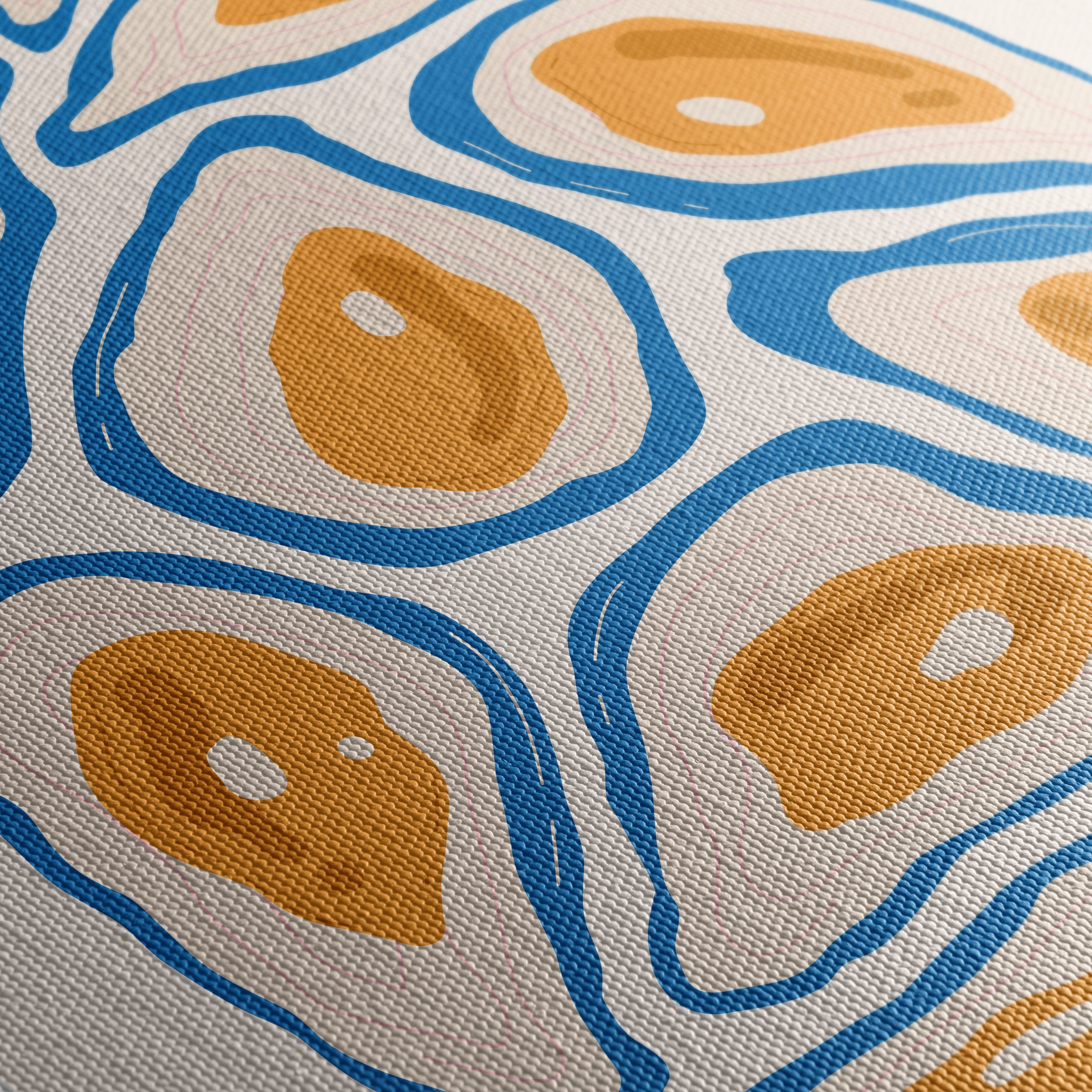 Stylized Abstract Oyster Artwork - Image 5