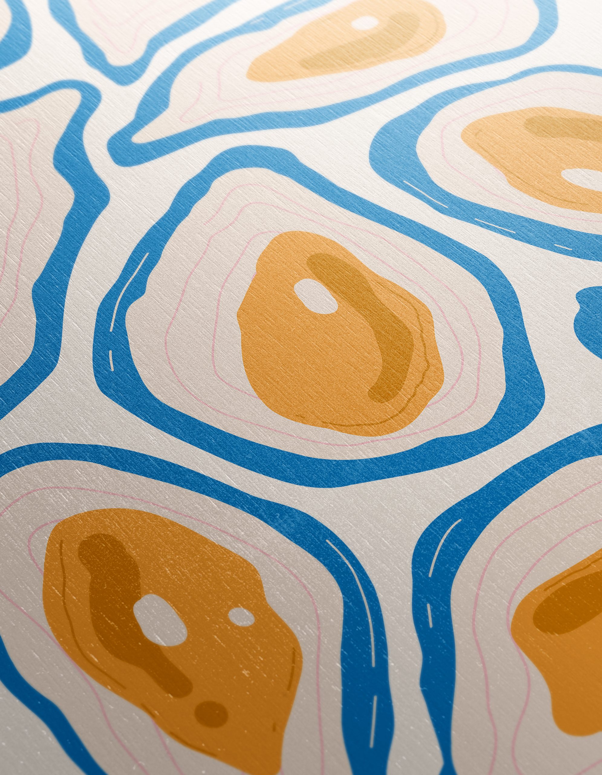 Stylized Abstract Oyster Artwork - Image 12