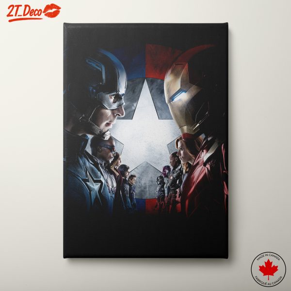 Epic Superheroes Battle Art