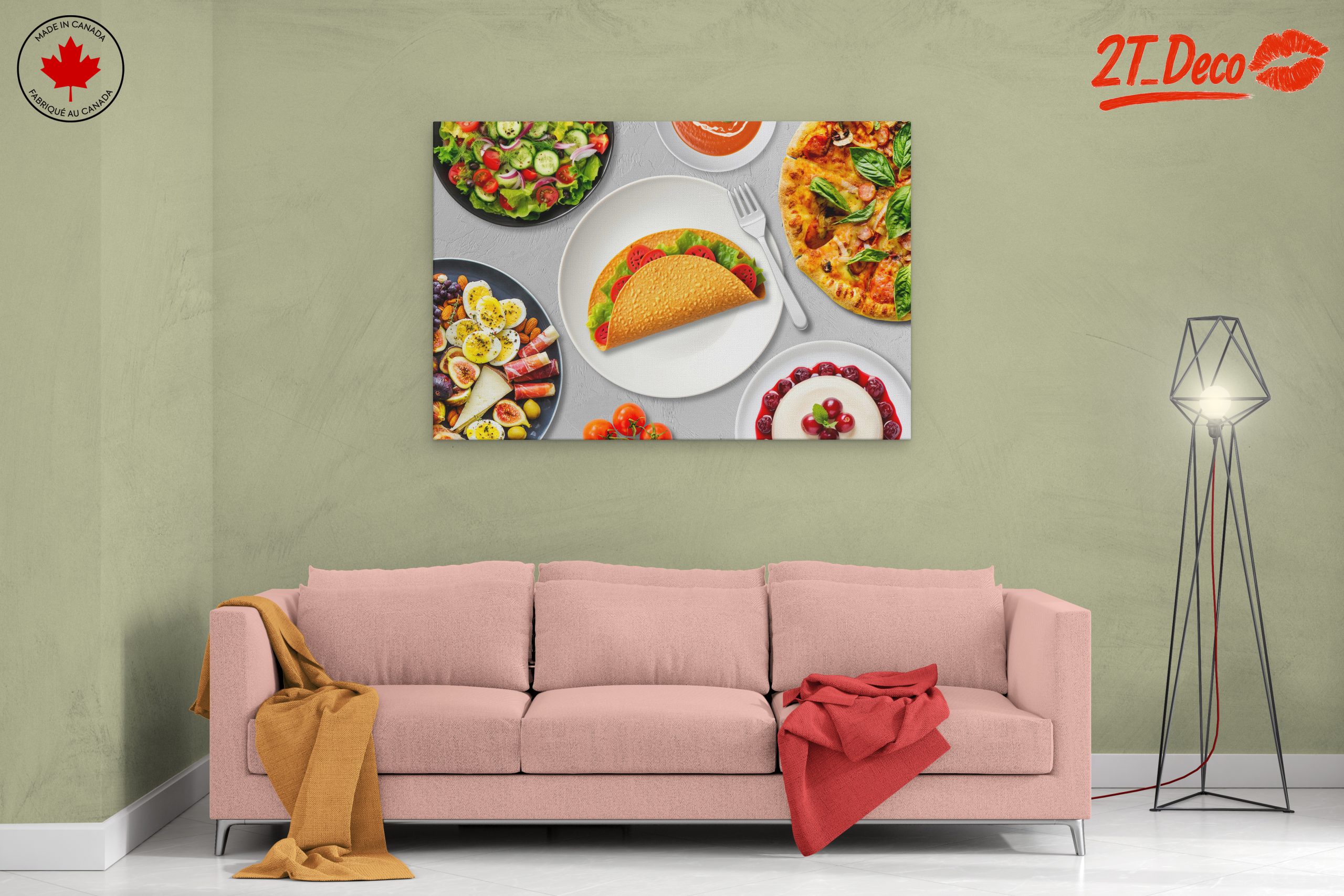 Vibrant Abstract Food Art for Culinary Enthusiasts - Image 2