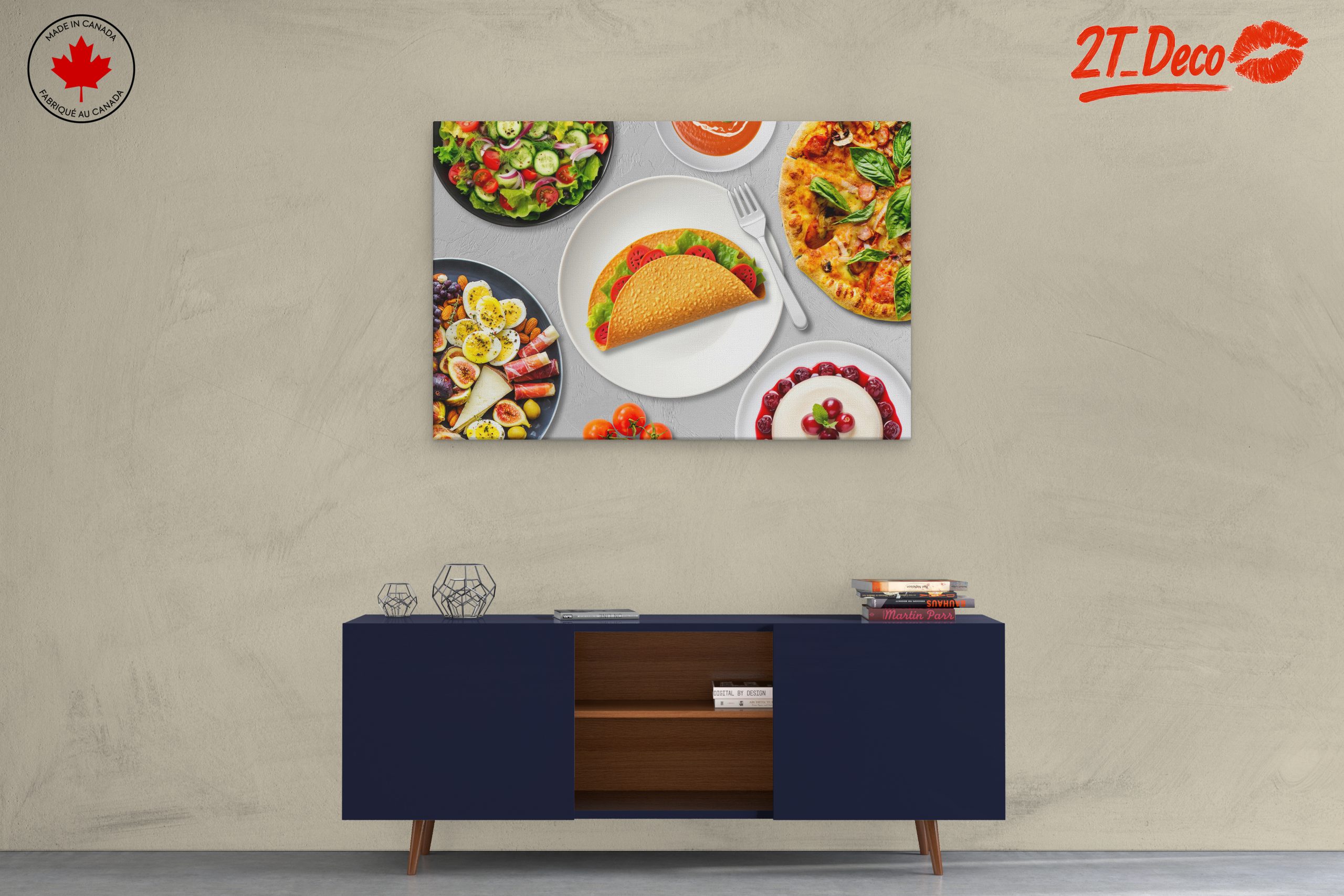 Vibrant Abstract Food Art for Culinary Enthusiasts - Image 3