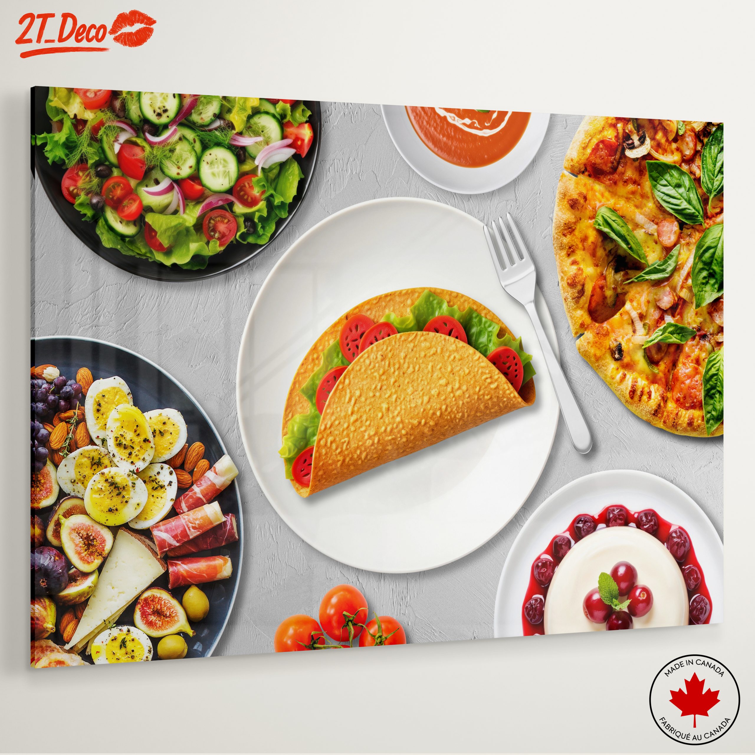 Vibrant Abstract Food Art for Culinary Enthusiasts - Image 6