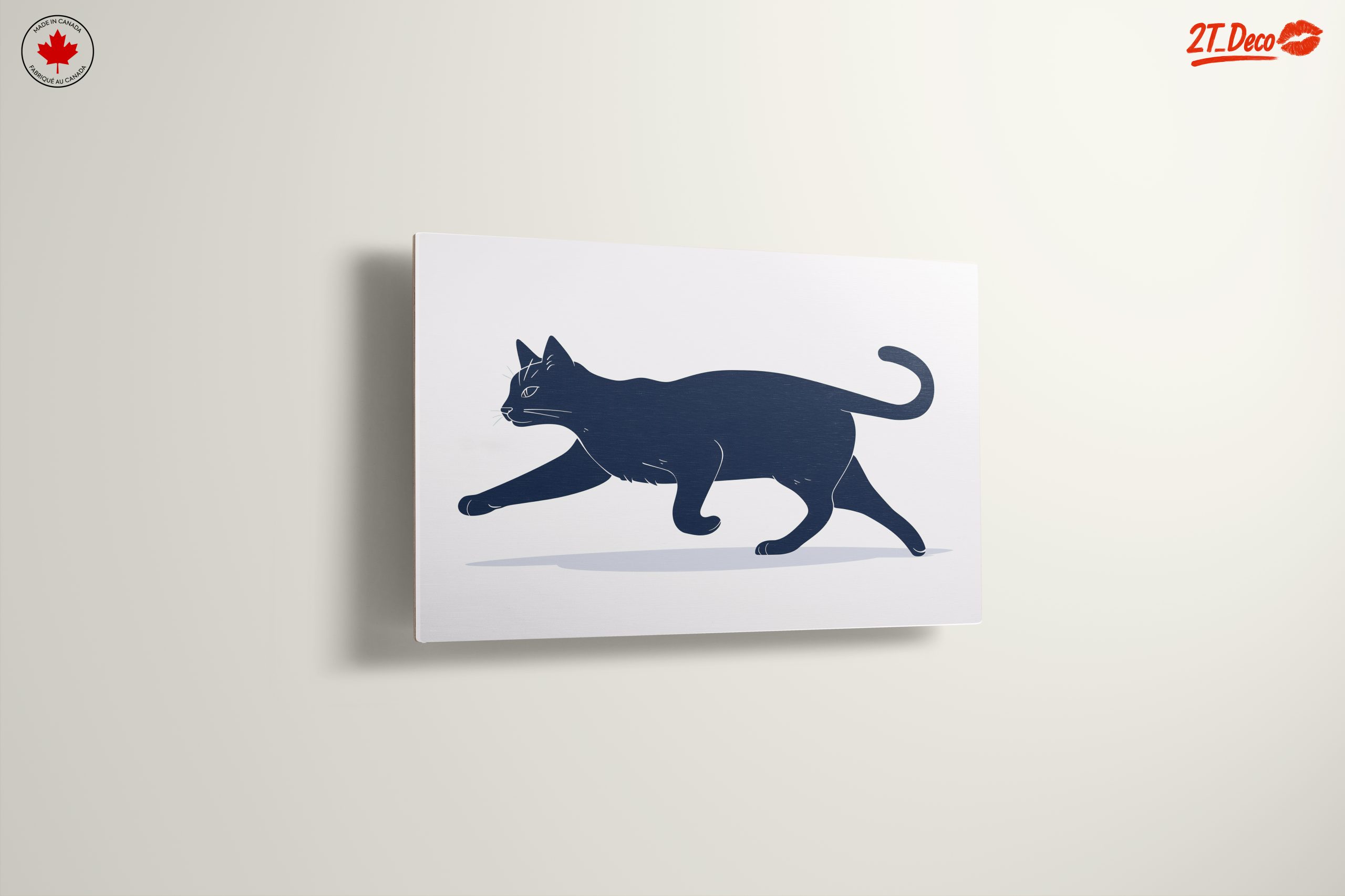 Stylized Black Cat Artwork for Cat Lovers - Image 13