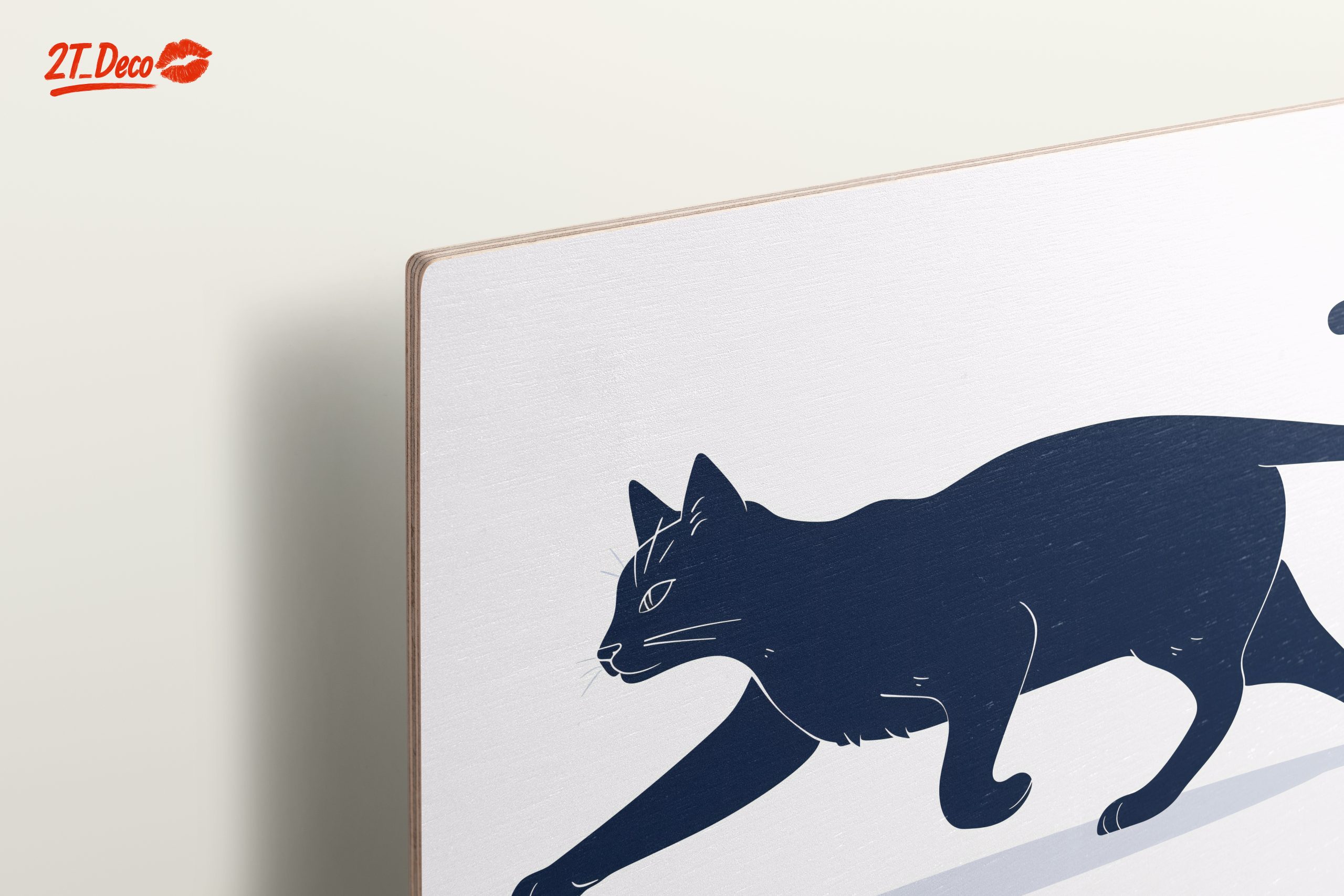 Stylized Black Cat Artwork for Cat Lovers - Image 15