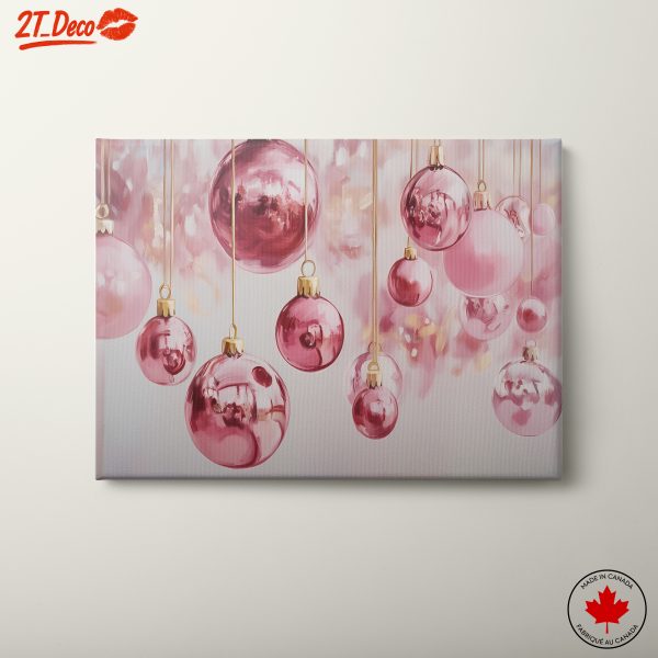 Elegant Abstract Pink Ornaments