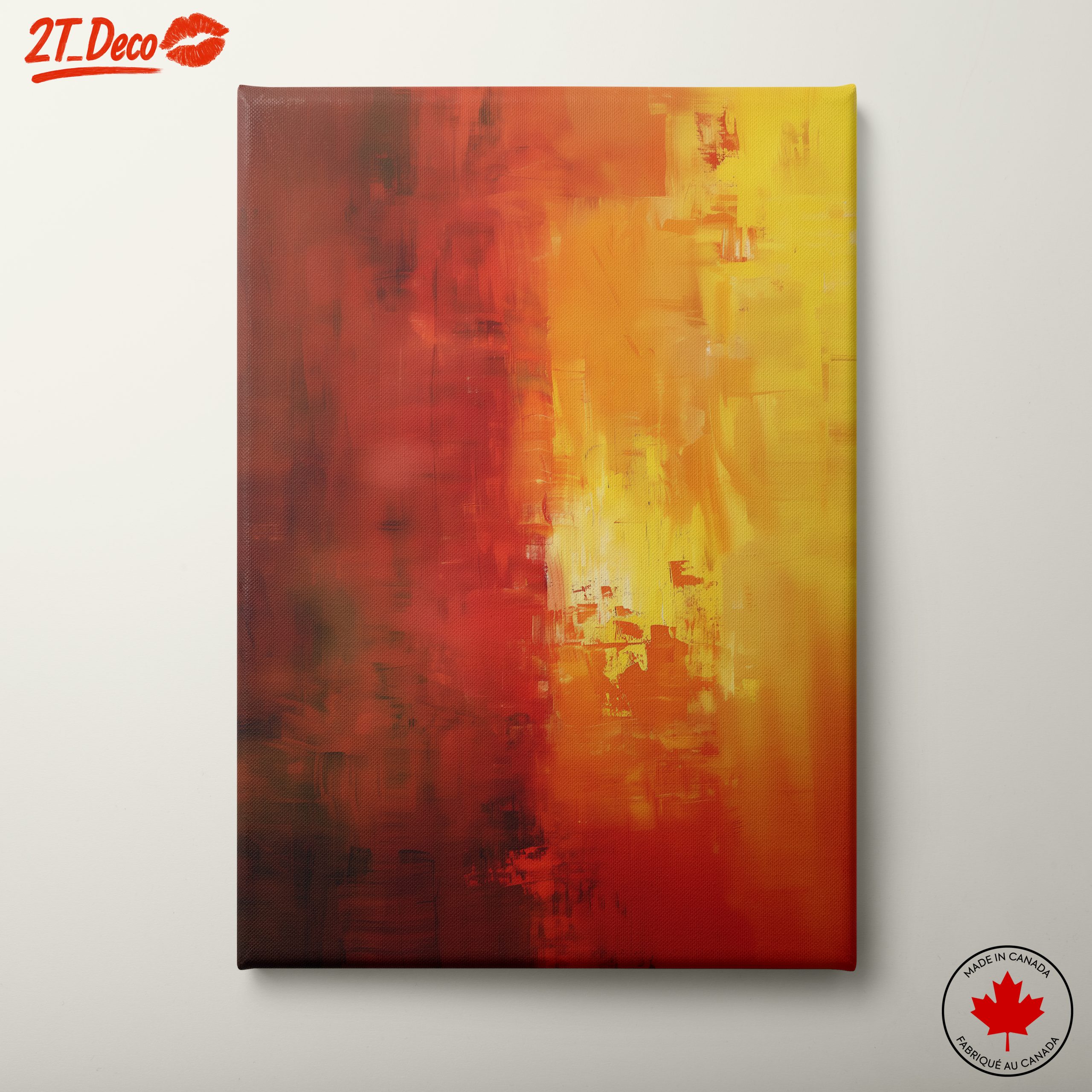 Vibrant Abstract Canvas Art