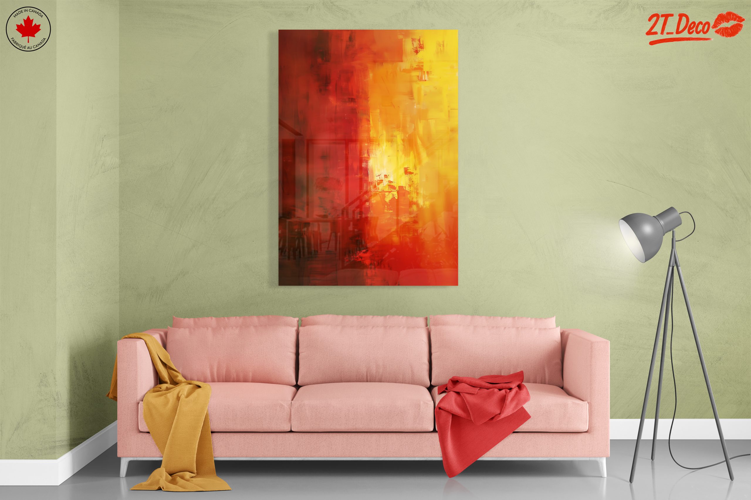 Vibrant Abstract Canvas Art - Image 7
