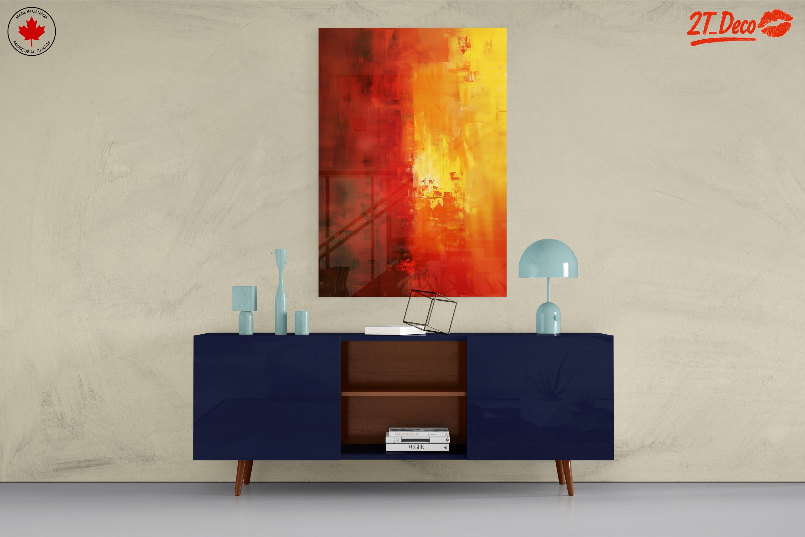Vibrant Abstract Canvas Art - Image 8