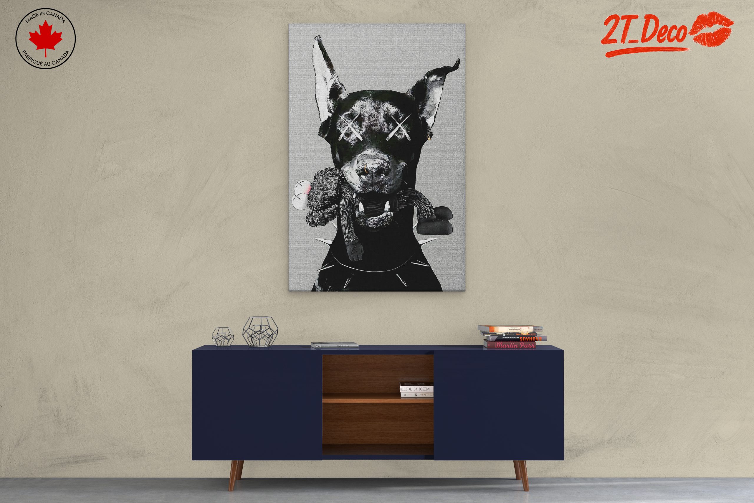 Stylized Black Dog Character Art - Image 3