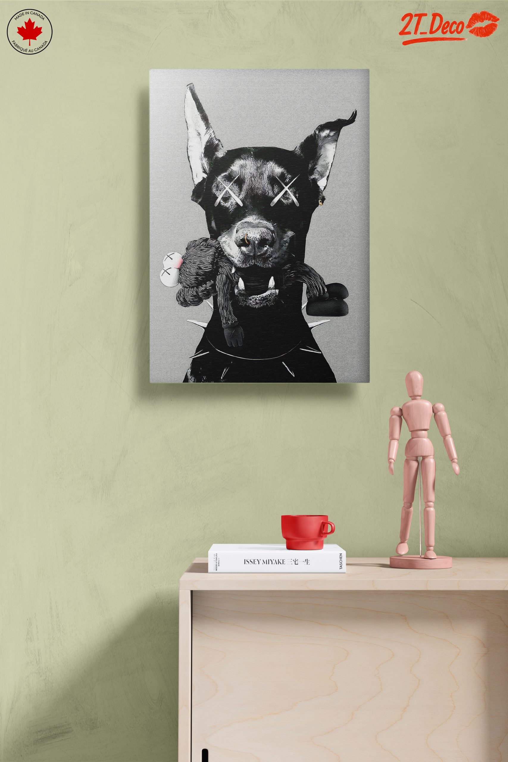 Stylized Black Dog Character Art - Image 14