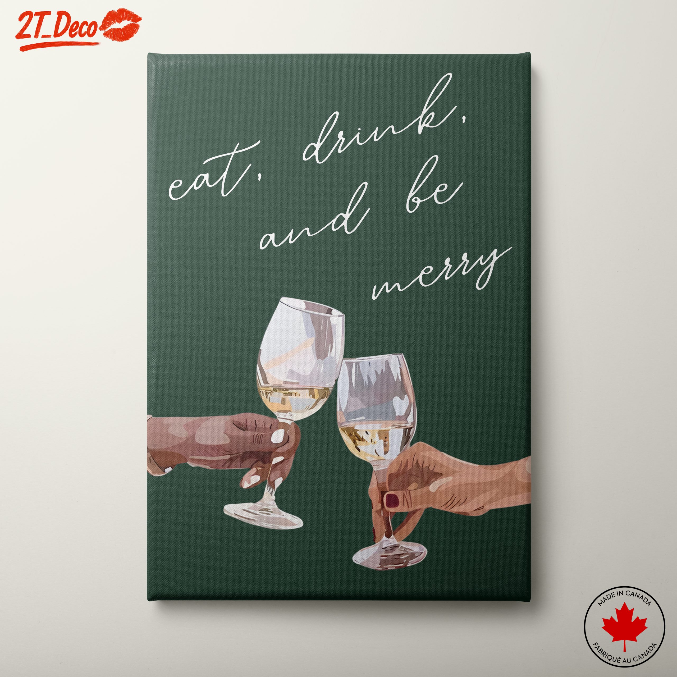 Celebrate With Wine Glasses Art