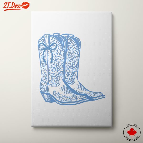 Western Style Boots Artwork