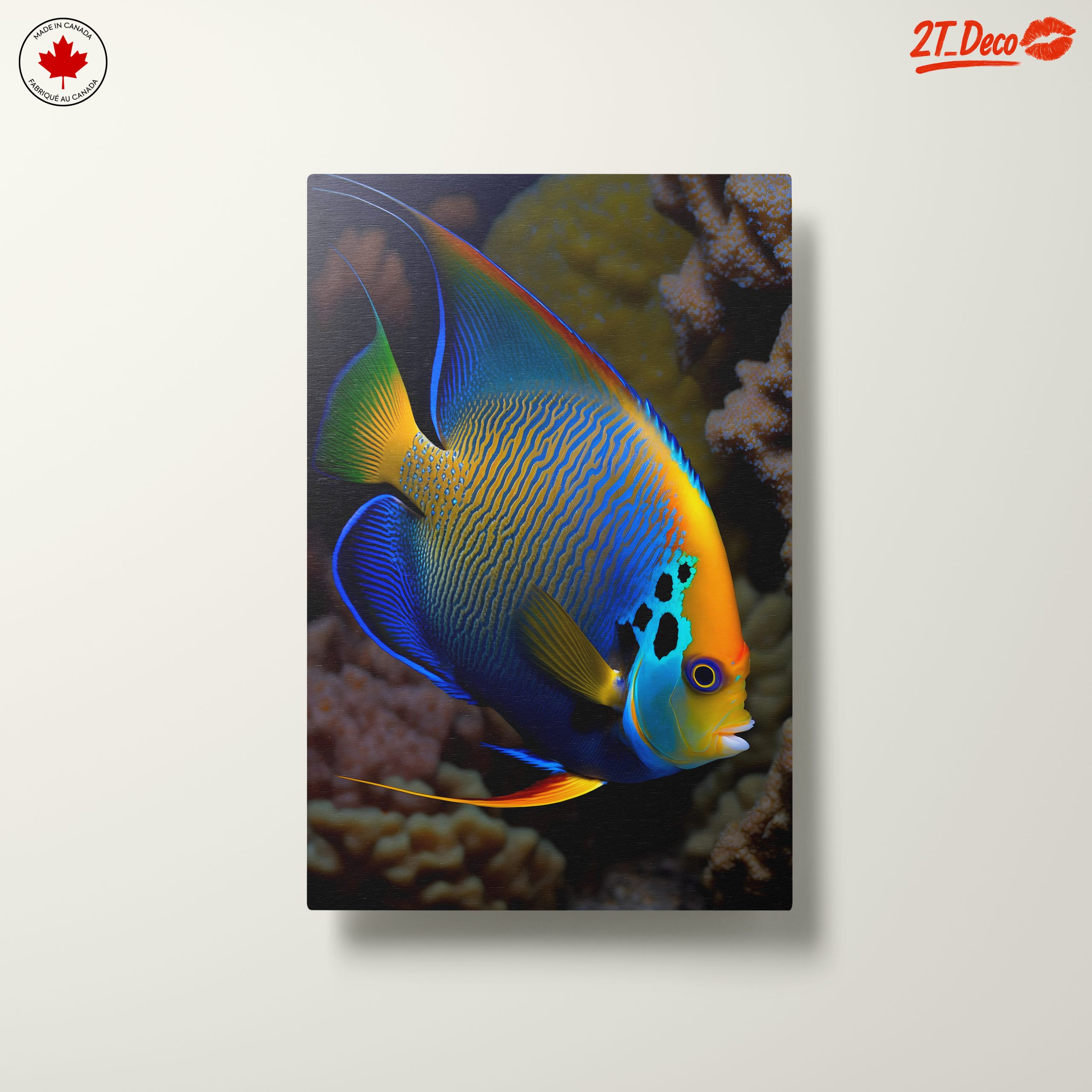 Vibrant Colorful Aquatic Fish Art - Image 10