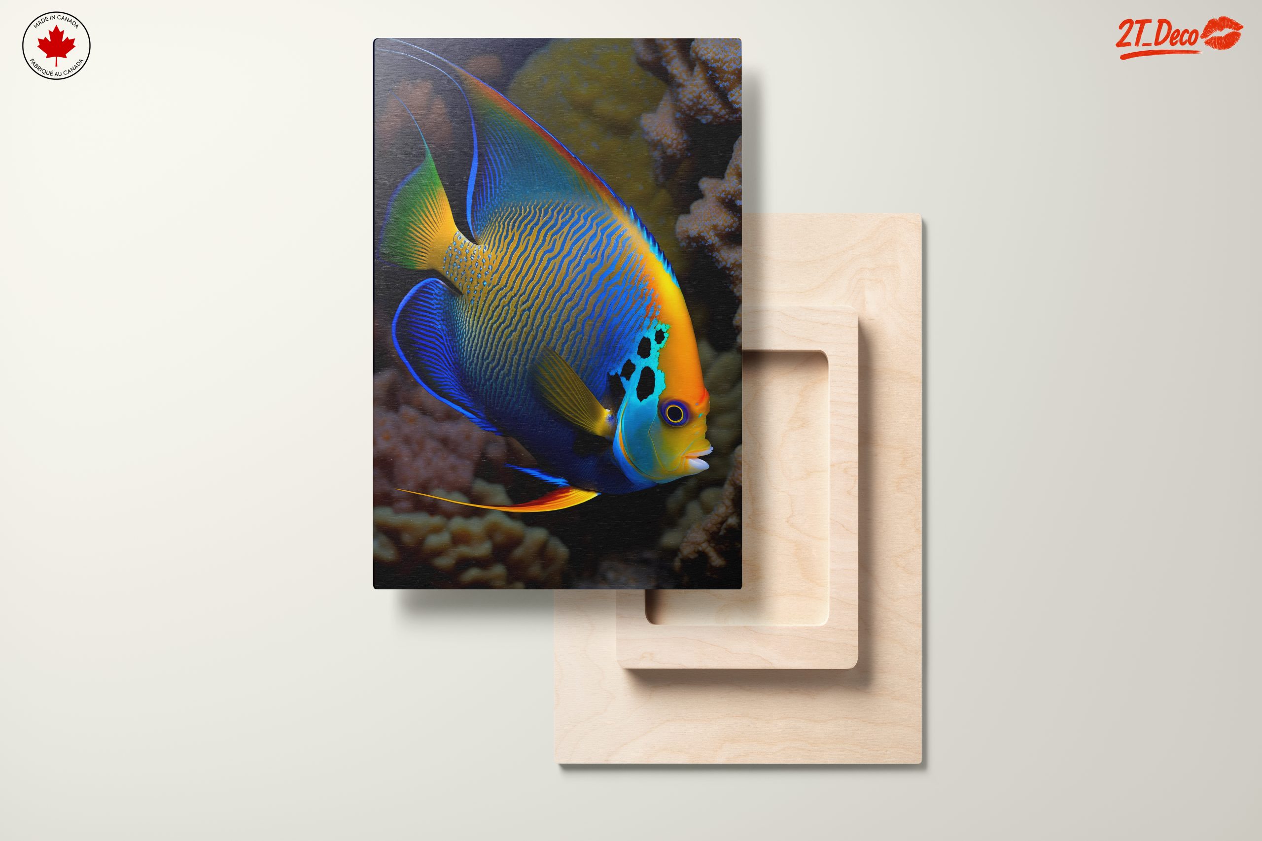 Vibrant Colorful Aquatic Fish Art - Image 11