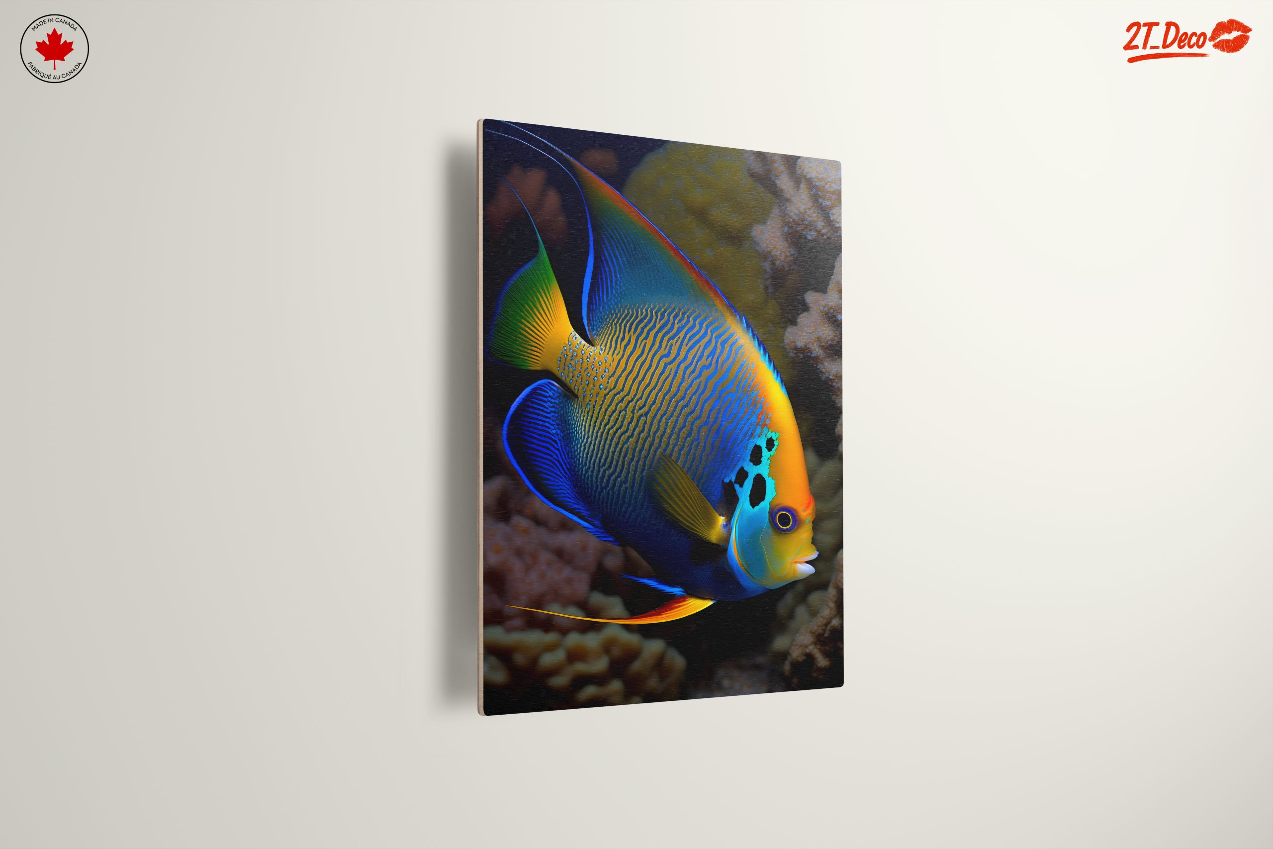 Vibrant Colorful Aquatic Fish Art - Image 13