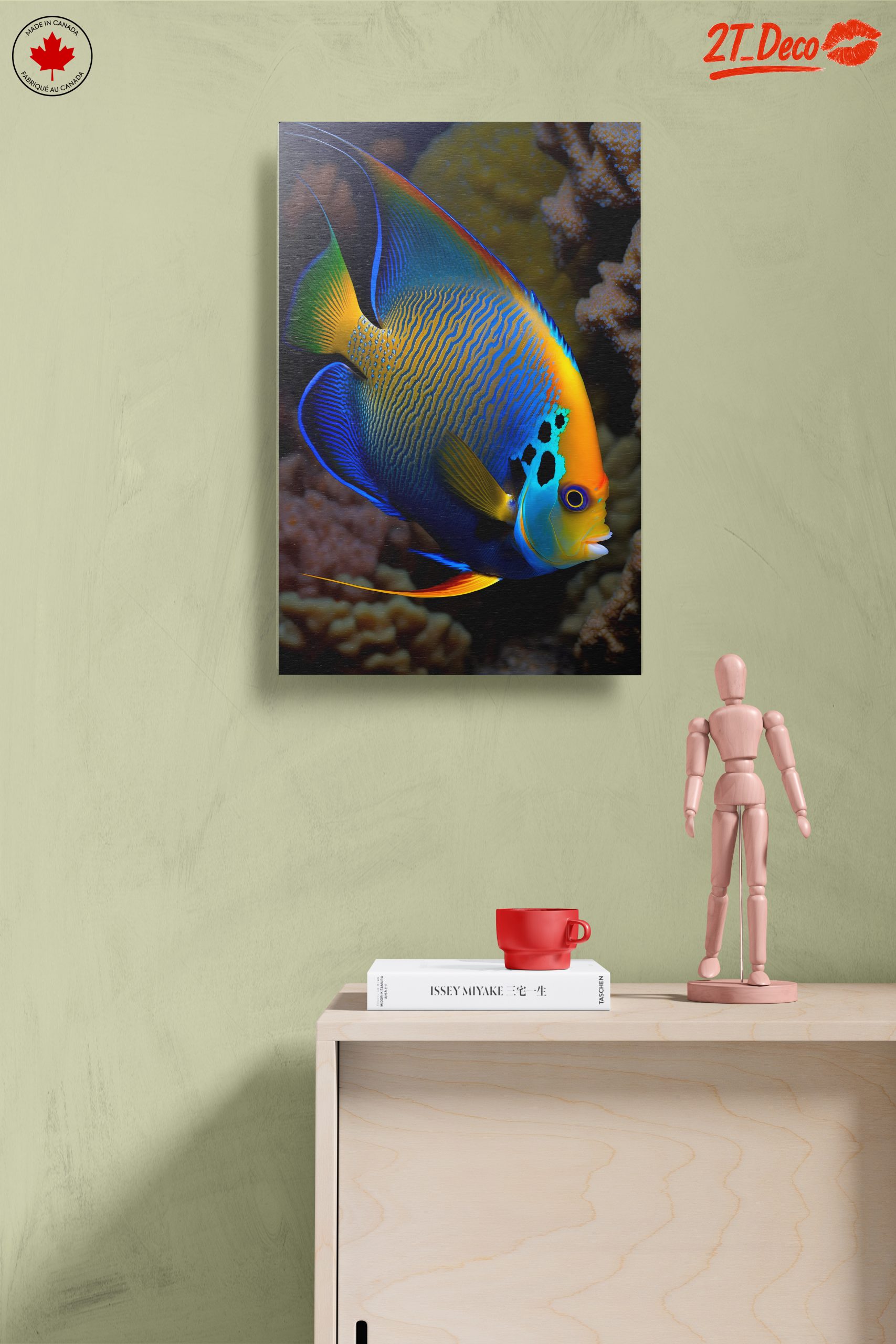 Vibrant Colorful Aquatic Fish Art - Image 14