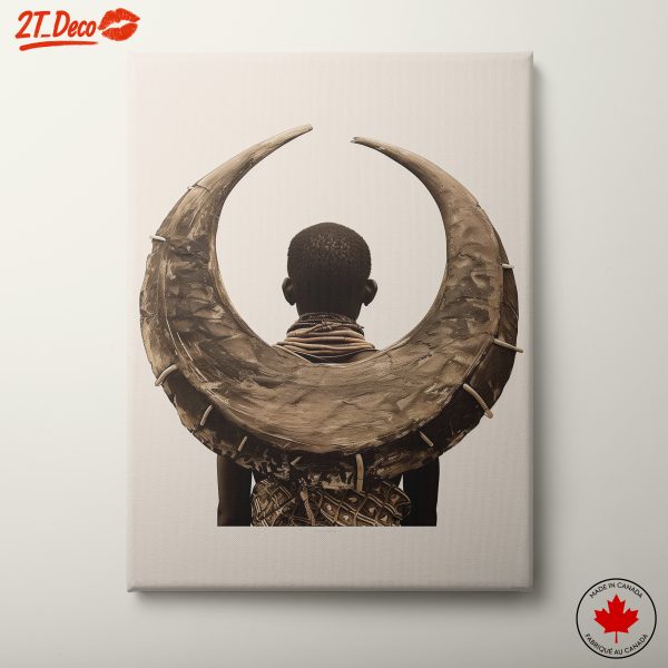 Cultural Afro Art with Traditional Motifs