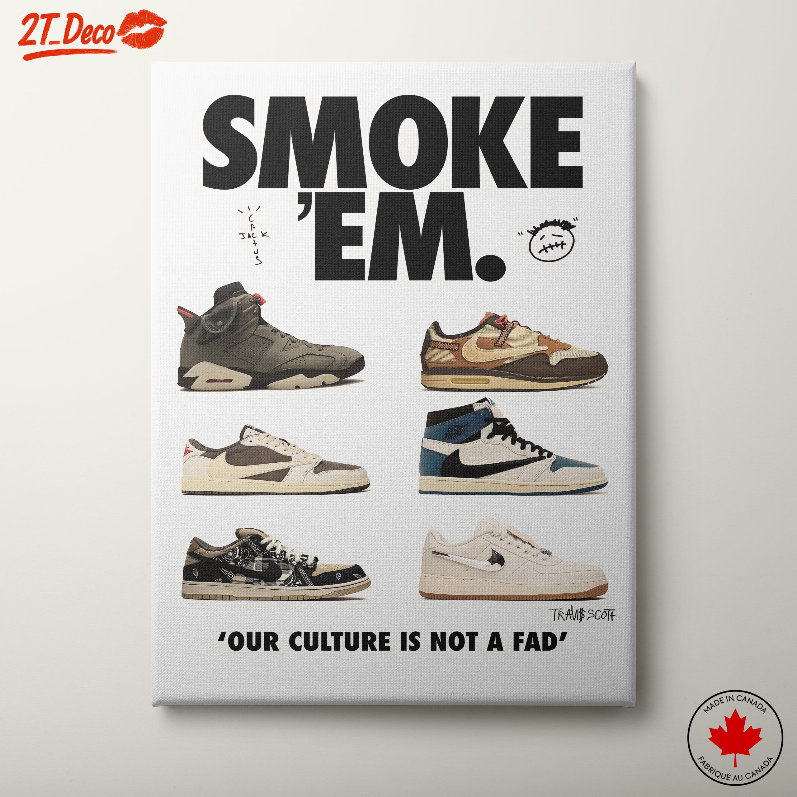 Streetwear Culture Sneakers Artwork